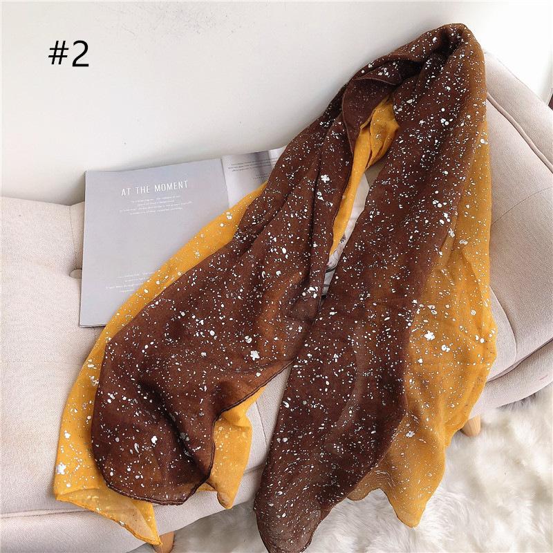 Fashion Lurex Glitter Ombre Viscose Shawl Scarf Women High Quality Shimmer Neckerchief Autumn Winter Foulard Muslim Hijab Sjaal