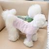 Comfortable Puppy Striped Pullovers Warm Pet Vest Dog Base Coat Dog Sweater  Winter