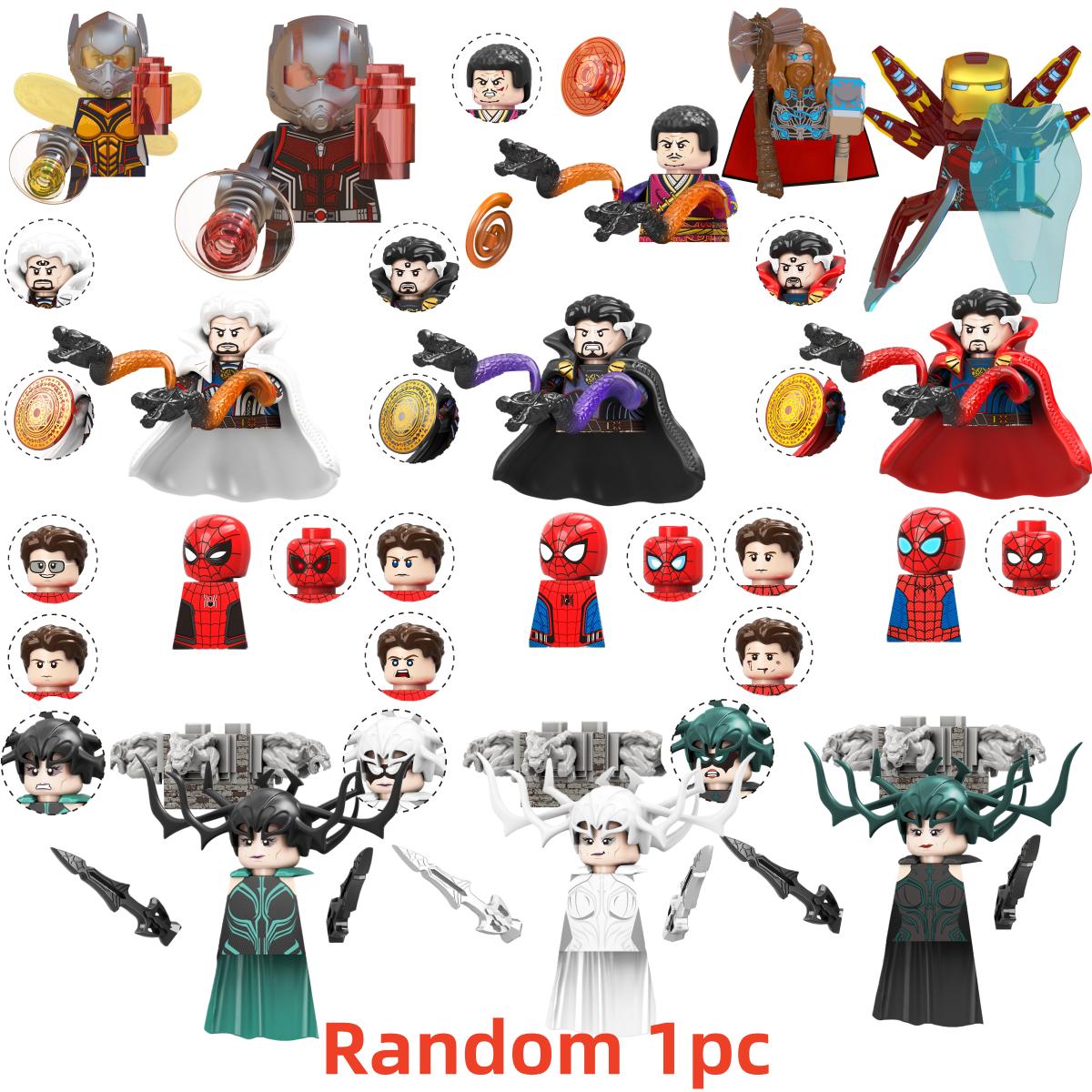 

Mini Brick Playset TV6209 Figures Big Goblin Spiderman Iron Man Venom Captain Hawk Deadpool Armor Christmas Gift Present Toys Playsets