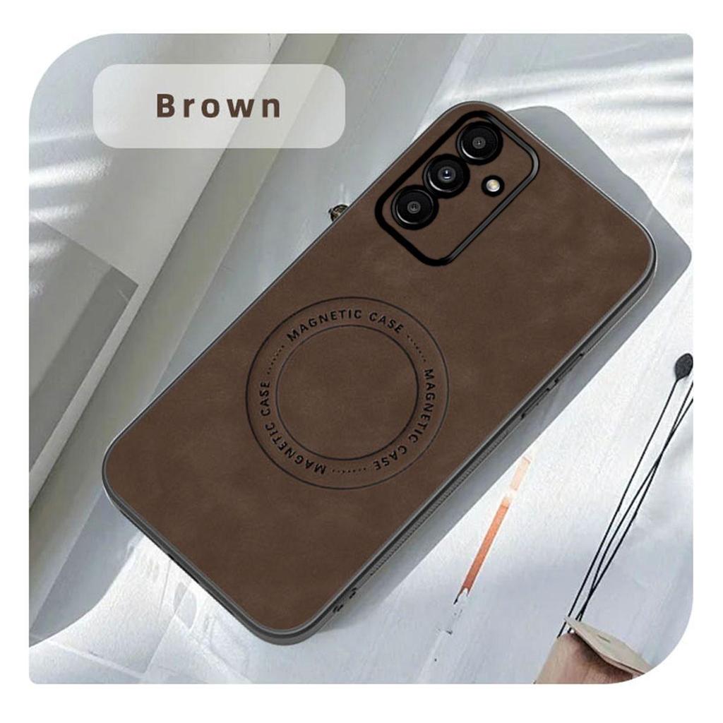Premium Retro Leather Grain TPU Case for Samsung Galaxy A57 5G,A56,A55,A54,A37,A36,A35,A34,A26 Anti‑Drop Business Phone Shell