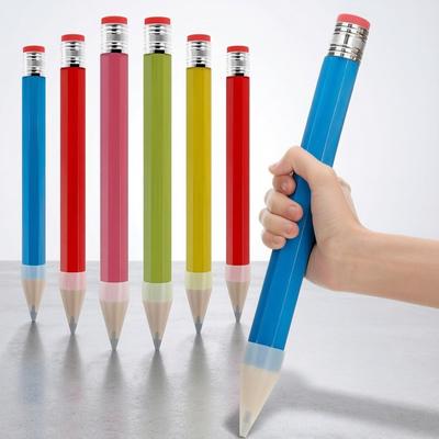 Crayon en Bois Géant Jouet Original Accessoire de Spectacle Cadeau Amusant Pour Peintre Artiste Étudiant Fournitures de Papeterie Grandes Jouets Créatifs