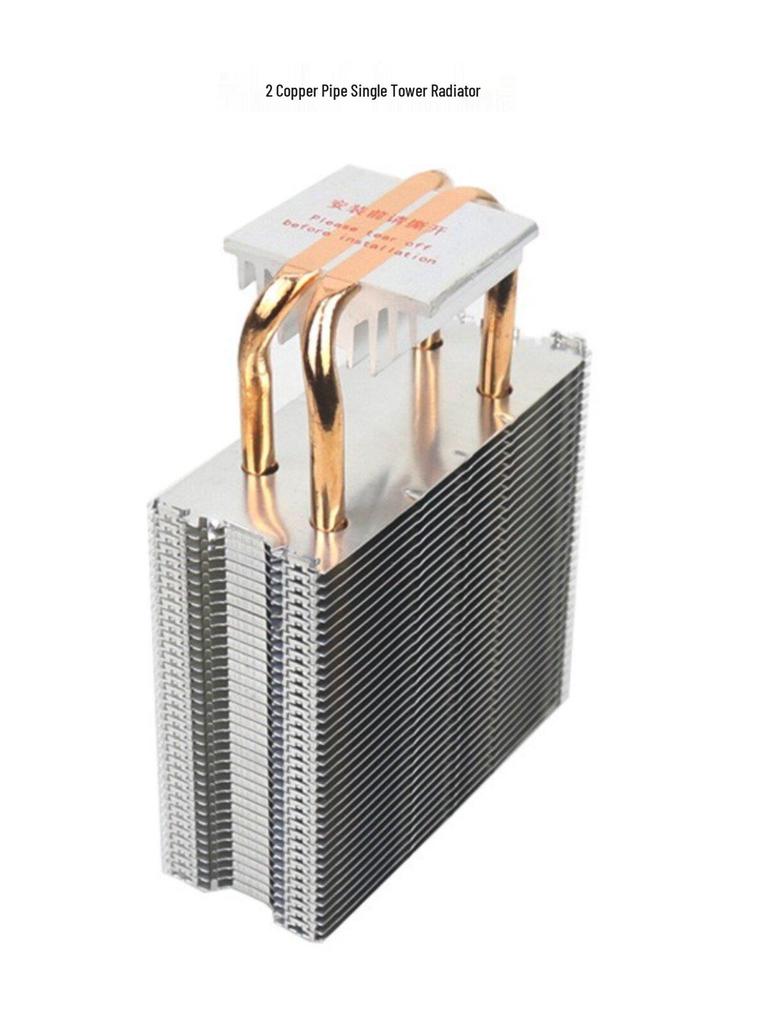 DIY CPU Cooler with 2-6 Pipe Semiconductor Refrigeration Heatsink Tower
