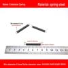 Micro Precision Extension Tension Spring Set with Hooks, 0.4mm Wire Diameter, 3-5mm Outer Diameter