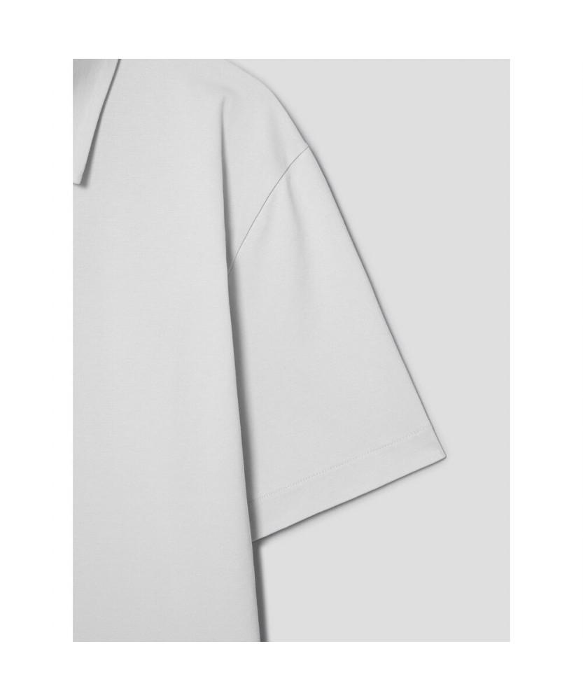 GLXY (GALAXY LIFESTYLE) Glxy [Galaxy Lifestyle][Sanmu Clothing] Coolair Polo Shirt Light Gray