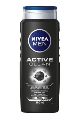 Nivea Men Sprchový gel, Activ Clean, 500 ml