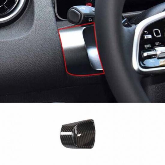 Carbon Fiber For Benz GLB W247 Inner Dashboard Below Decor Cover Trim -