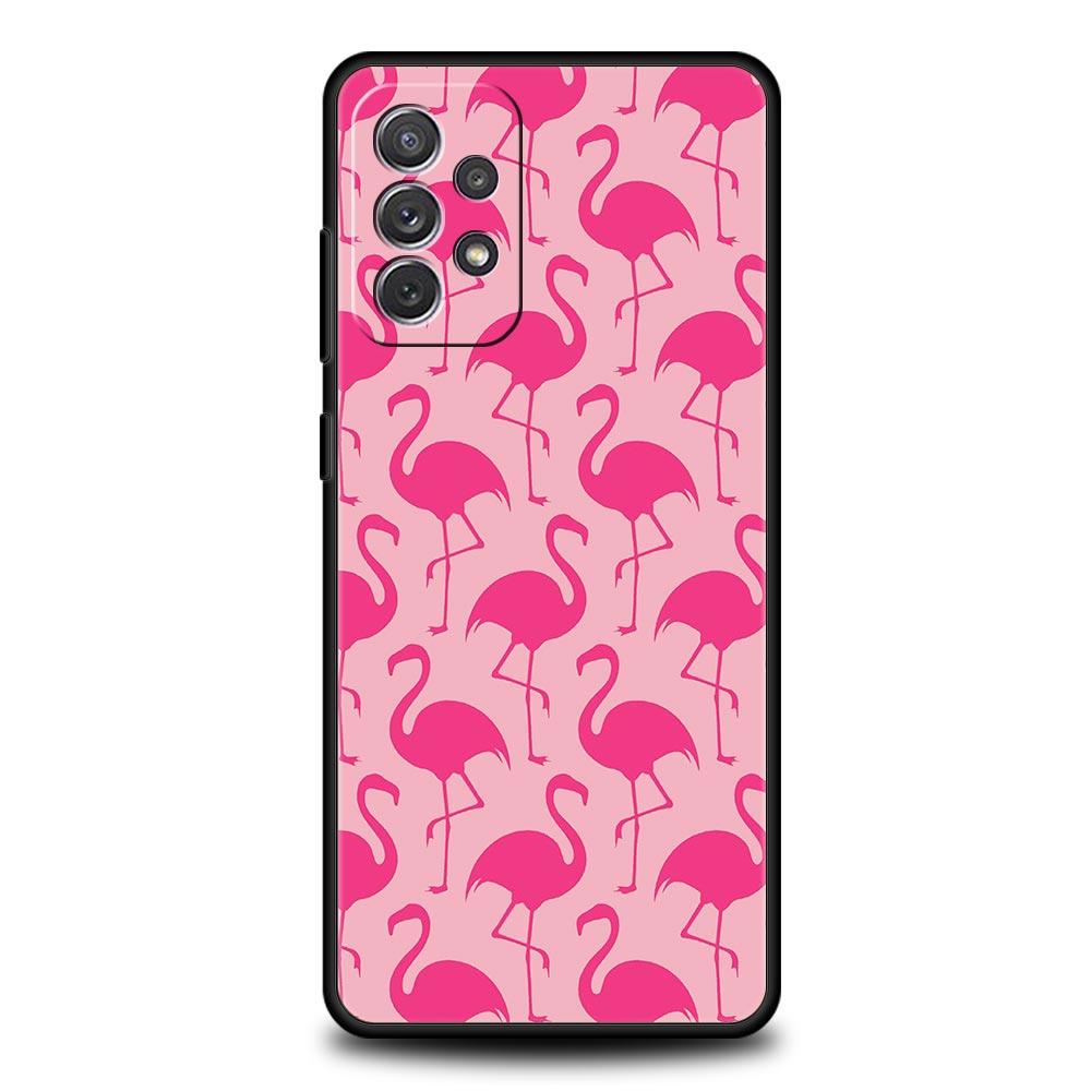 Pink Red Flamingo Phone Case For Samsung Galaxy A51 A71 A21S A12 A11 A31 A41 A01 A03s A52 A32 A22 A13 A23 A33 A53 A73 5G Cover
