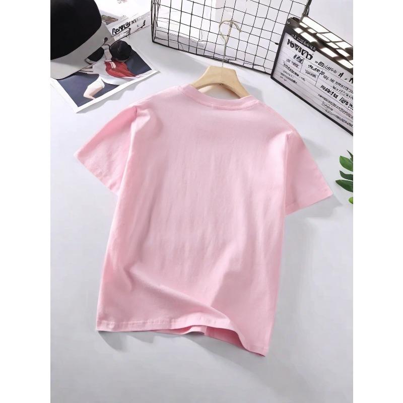 Boys Printed Crewneck Short Sleeve Tee, Comfort Casual Summer Top