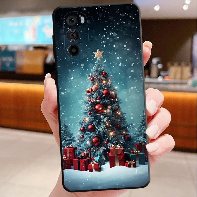 Merry Christmas Tree Funda Phone Case For Motorola Edge 50 40 Pro 60 50 40 30 Ultra Neo Fusion Moto G Play G Stylus G Power G