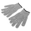 2Pcs Cut Resistant Gloves Level 5 Cutting Labor Gloves Suitable for Kitchen Garden Work Grey