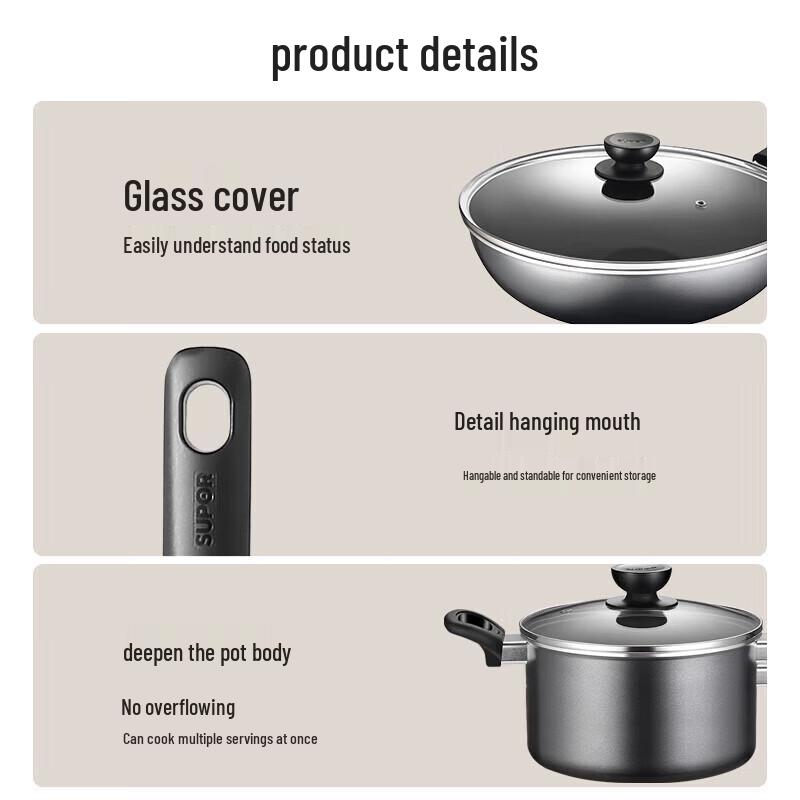 Supor Non-stick Cookware Set