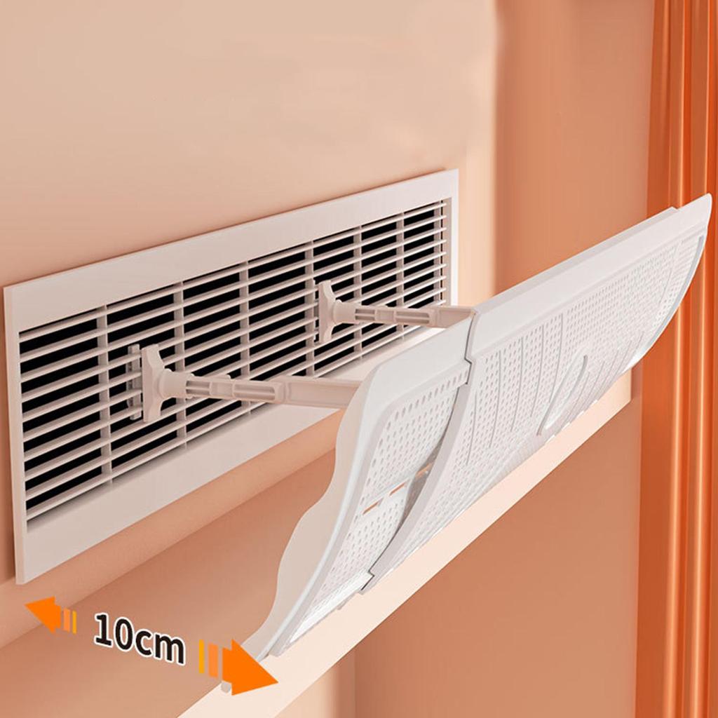 AC Deflector AC Window Baffle Adjustable Deflector Cover Redirector For Bedroom Sidewall Ceiling Registers Home