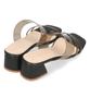 Oriental Traffic Sandals for Clear Large and Small cm cm Women, Strap, Belt, Heel, Sizes, Feminine, Casual, 41231, BLACK, 25.0 - 25.5