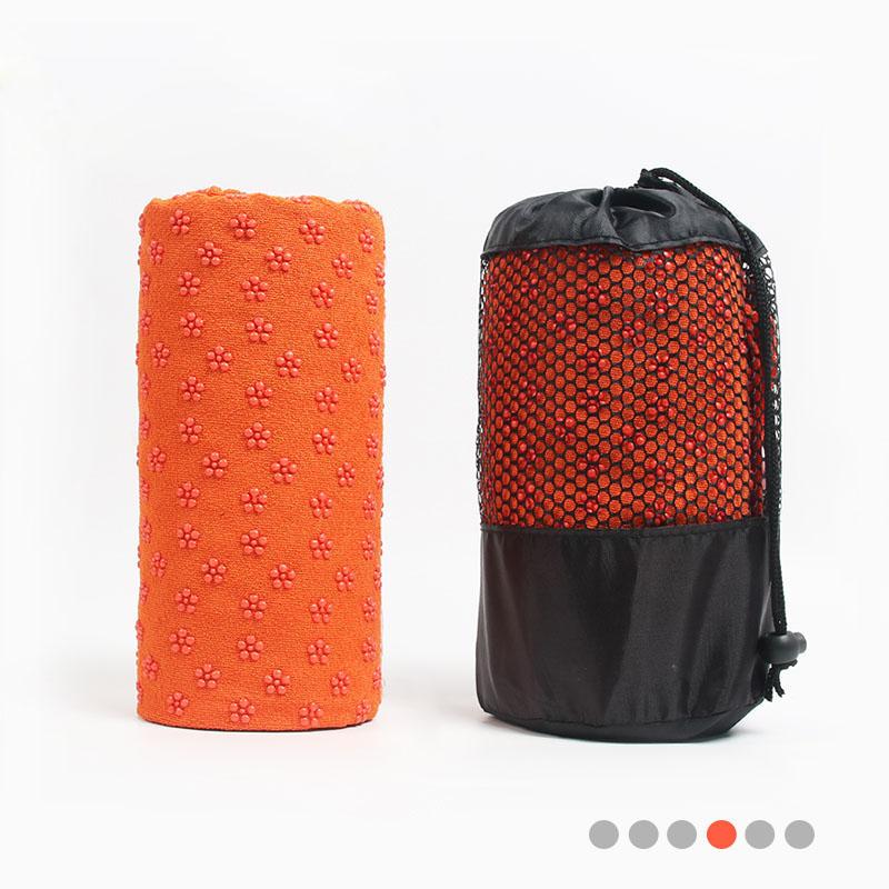Non Slip Hot Yoga Towel Pilates Mat Yoga Blanket Sweat Absorbent Portable Fitness Meditation Mat Active Workout Travel Blanket