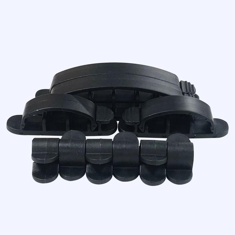 

Настольный держатель шнура для кабеля, органайзер для хранения проводов, зажим для электрического провода для домашнего стола, компьютерного настенного хранения, сортировка чёрный