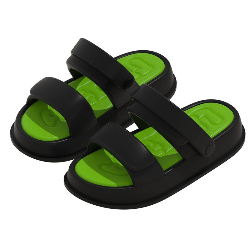 Модная обувь женская 2024 тренд модные летние шлепанцы толстая подошва EVA тапочки — фото 8