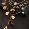 Bohemian Multi-layer Pendant Necklace To Wear on Vacation Stages and Music Festivals Fashion Neck Jewelry Hot Sale Party Gift