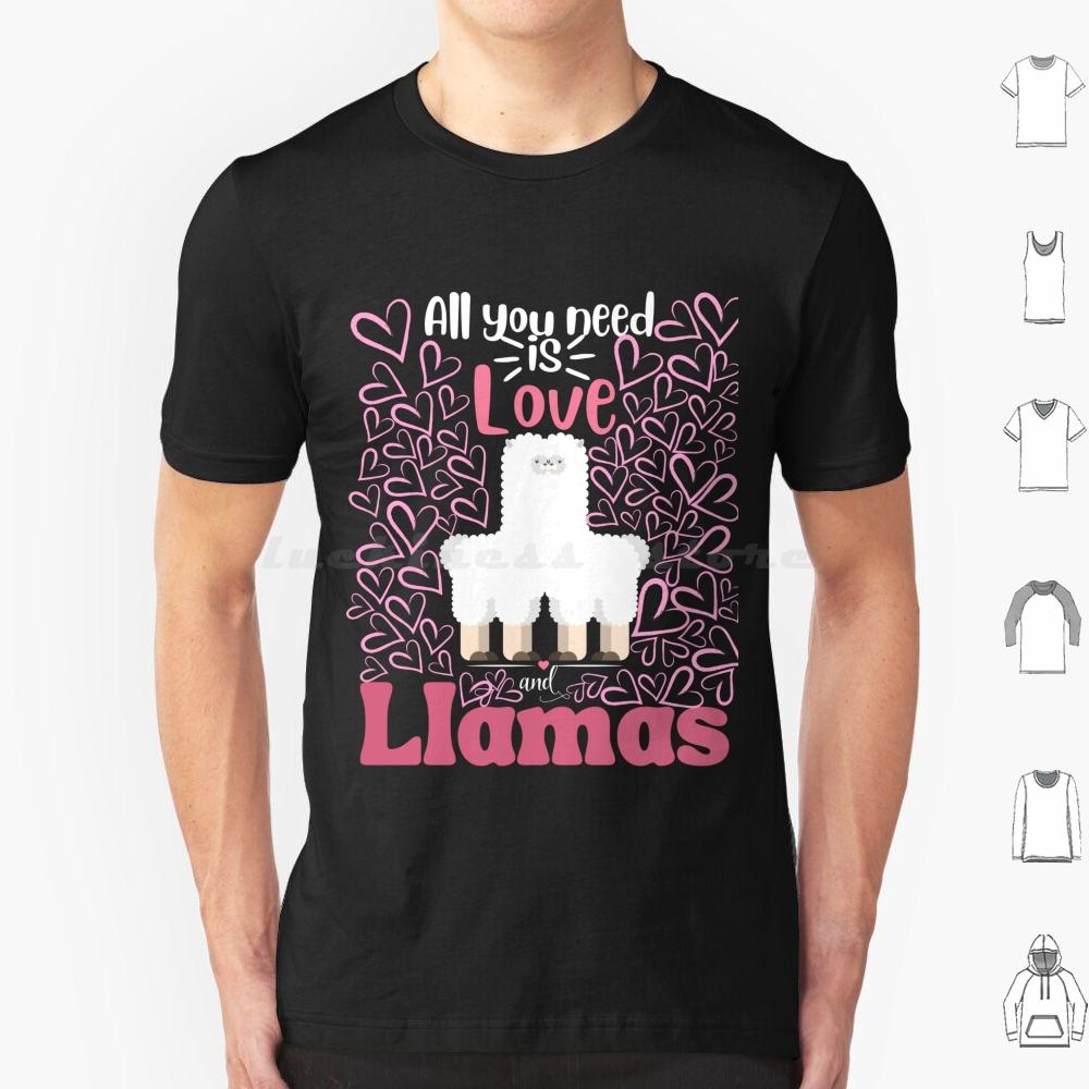 Llama Valentine Puns T Shirt Big Size 100% Cotton Cute Llama Valentine Puns Llama Valentine Puns Love Cool Llama Valentine Puns S