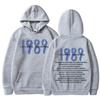 Taylor Ers r 0 Ccert Crewc Swift 1989 Unisex hettegenser med hette for kvinner