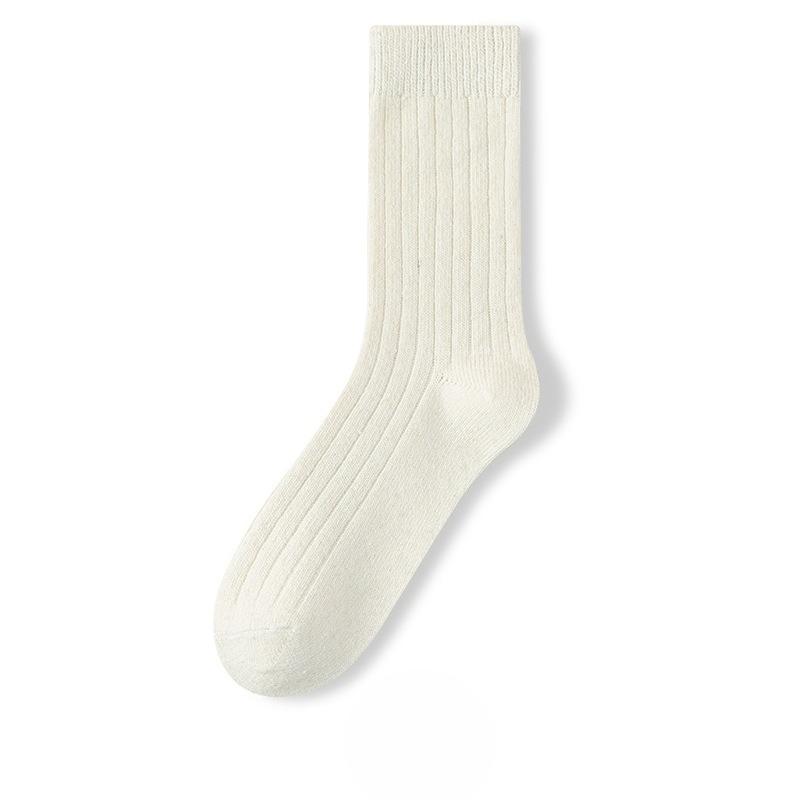 Herren Herbst und Winter Warm und Bequem Einfarbig Freizeit Alle Stoppen nicht Fuß Wolle Kniestrümpfe