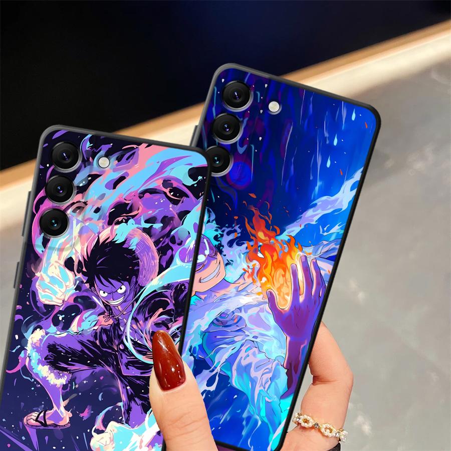 Case for Samsung Galaxy A51 A52 A34 A24 A72 A73 A14 A15 A23 A54 A71 A17 A16 A12 A13 Phone Cover Cool Luffy Anime