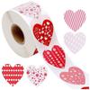Sealing Sticker Heart Shape Packaging Label Waterproof Decoration DIY Handmade Sealing Decal