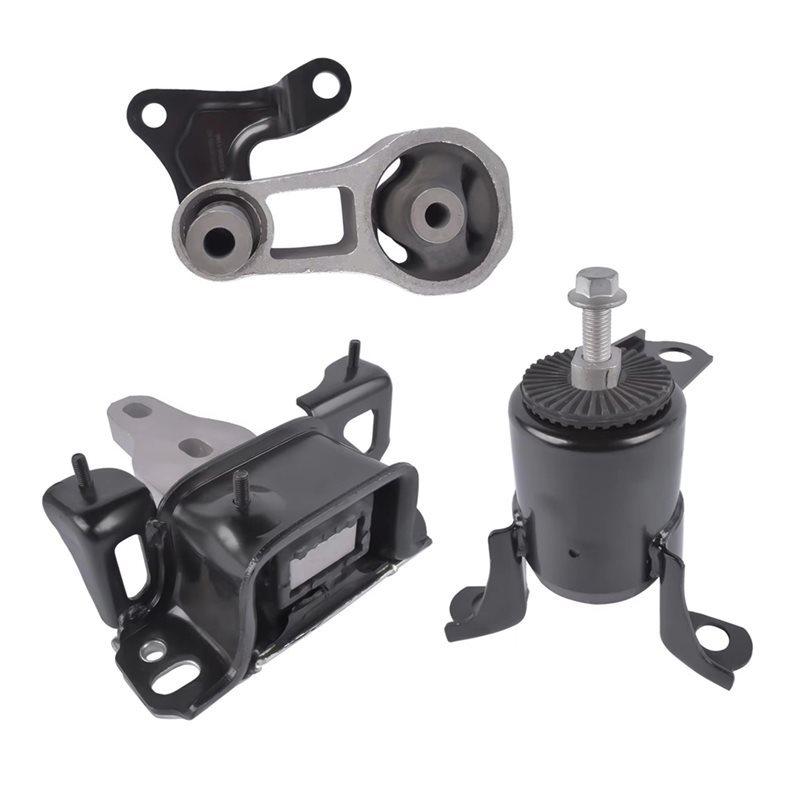 New-3PCS Engine Motor & Trans Mount Set For Ford Fiesta 1.6L Manual 2011-2017 D65239060H 8V5Z6068A BE8Z6068A