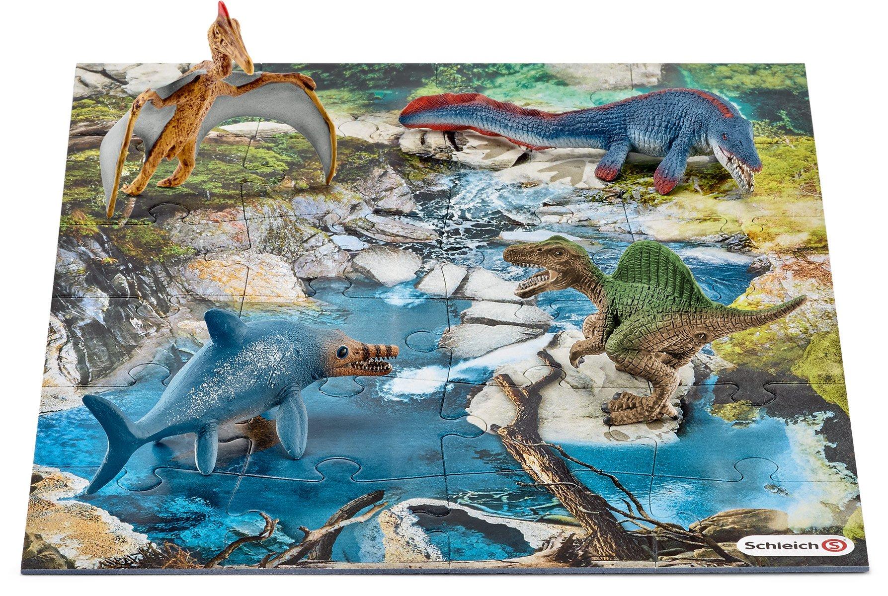 

Schleich Dinosaur Mini Dinosaur and Diorama Puzzle Set Figure Ocean Zone 42330