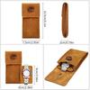 8 Colors Men Watch Box Watch Pouch Bag Organizer Box Easy Carry Travel Watch Storage Pouch Cowhides Velvets Jewelry Box