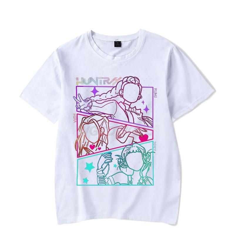 Rumi KPop Lovci démonů Anime Tričko Hip Hopová trička Dárek pro muže ženy Móda KPop Lovci démonů Korejská Ulzzang trička