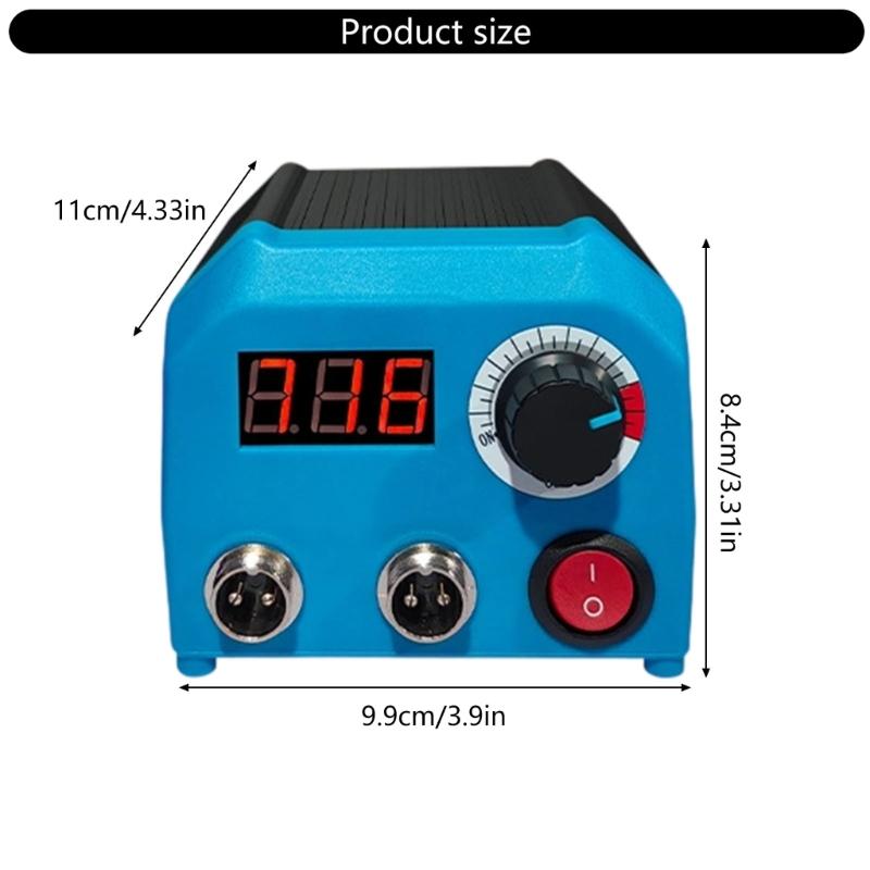 Digital Temperature Control Wood Burning Tool Set 110V With 2 Pen 36 Tips For Wood Leather Canvas Craft