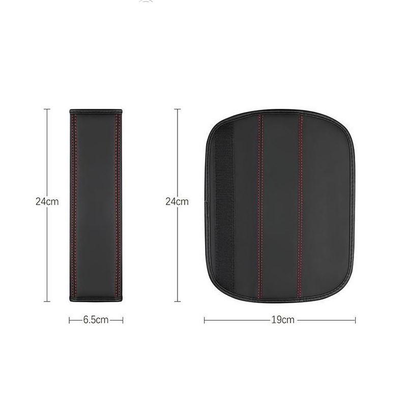 2PCS Car Seat Belt Protective Cover Leather Shoulder Pads For Volkswagen VW Polo Passat B5 B6 B7 T4 T5 Golf 6 7 Tiguan Jetta MK4 zo5