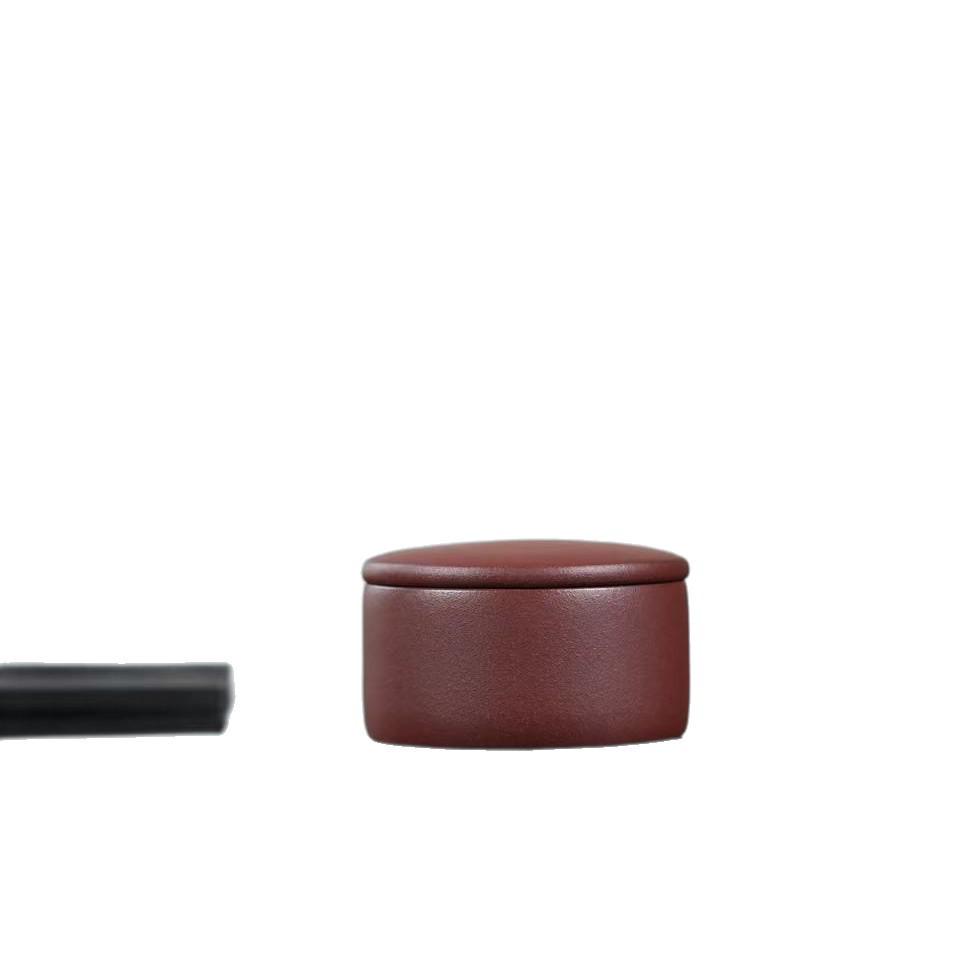 Yixing Zisha Small Cylinder Tea Caddy: Moisture-Proof Seal Jar for Pu-erh Tea Storage