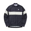 Kapelmuur Long Sleeve Cycling Denim Print Jersey with Size XS Jersey, Stripes, Navy,