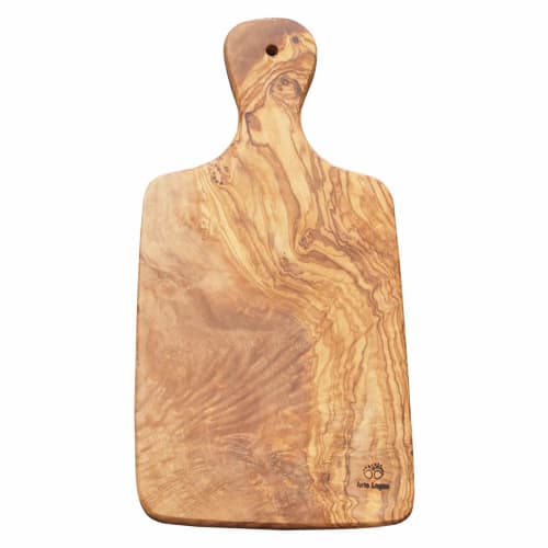 Tábua de Corte Altereno, Madeira, Oliveira, Fabricada na Itália (Grande), Médio