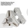 Cycling Spoke Tool Six-Hole Small Adjustment Tool Bike Spoke Rim Adjusting Wrench For Road Mountain Motorcycle Travel Riding