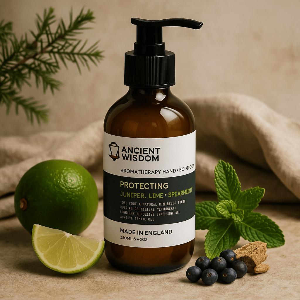 Shamtam Hand- En Bodylotion Jeneverbes Limoen Groene Munt 250ml