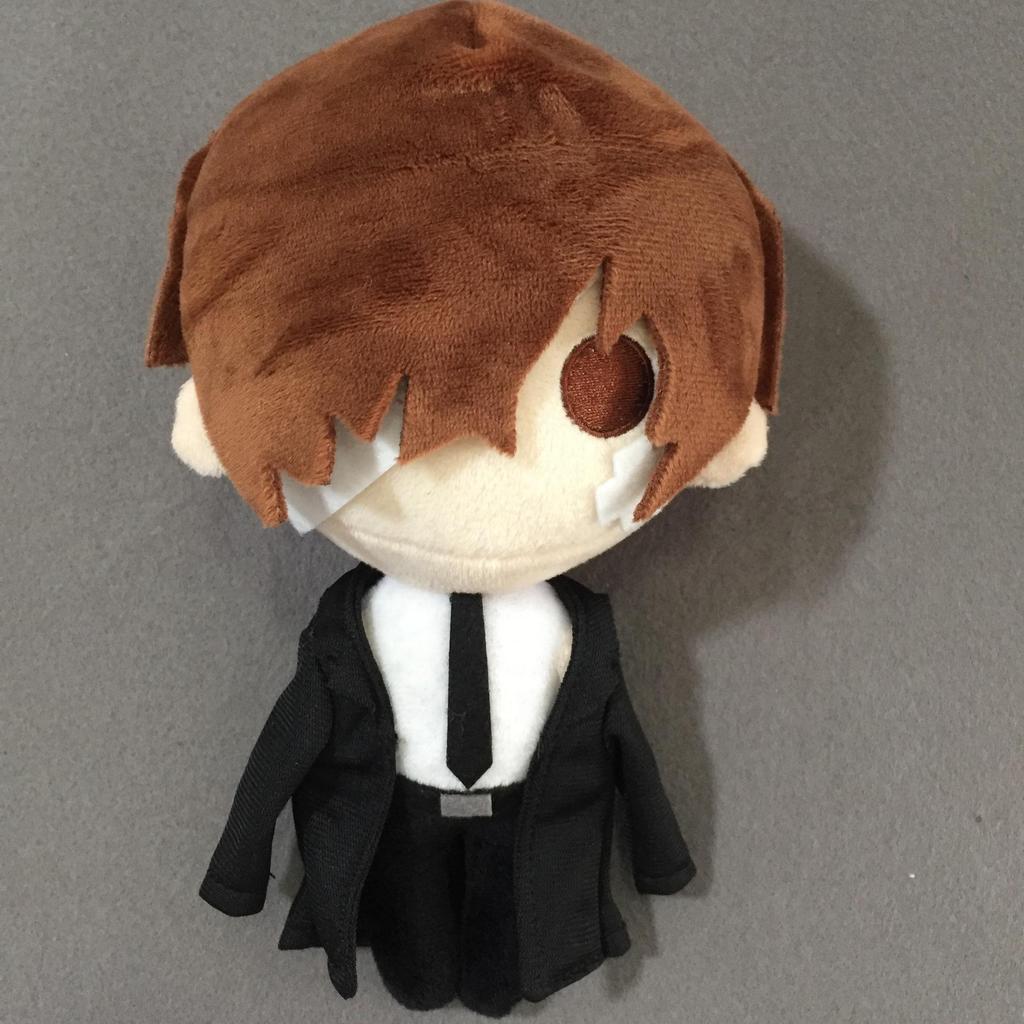 20cm Anime Plush Doll Dazai Osamu Ryunosuke Akutagawa Stuffed Toy Birthday Gift