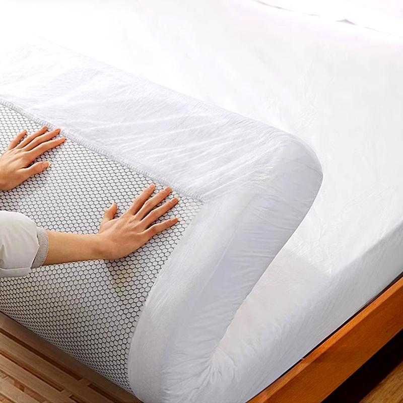 1 peça com elástico ajustável, capa de colchão, roupa de cama à prova de poeira, antiderrapante e descartável