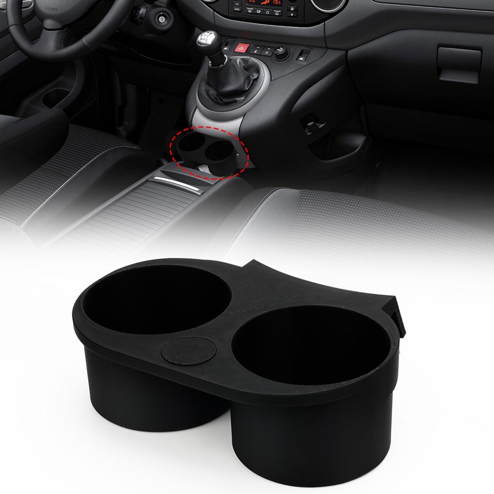 Double Cup Coffee Beverage Cup Holder For 2008-2018 Peugeot Double Cup Holder