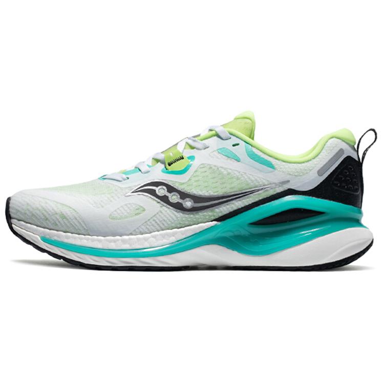 Saucony Phoenix Inferno 1 Mesh Slip Resistant, Abrasion Resistant, Breathable Low top Running Shoes Men's White Green S28150-2(M)