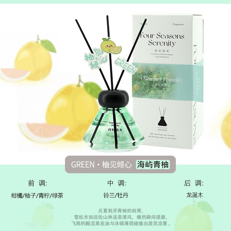 

120ml Luxury Fireless Aromatherapy Set Essential Oil with Reed Sticks Home Indoor Fragrance Bedroom/Living Room Decor Top Seller 120ml