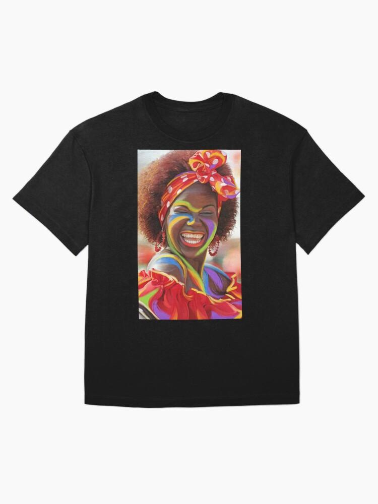 Celia Cruz Das Leben ist ein Karneval (Karneval von Barranquilla) - Negrita Puloy Impressionismus - Magischer Realismus Oversized T-Shirt