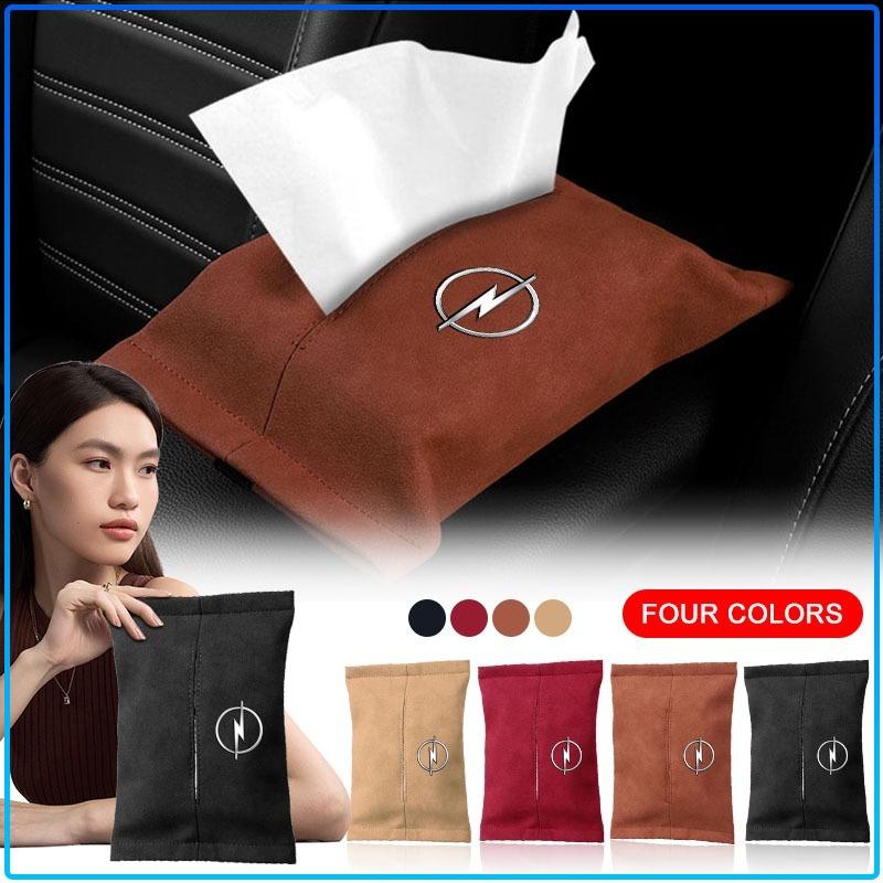 1Pcs Car Tissue Box Holder Sun Visor Seat Back Car Accessories For Opel Astra H G J Insignia Mokka Zafira Corsa Vectra B C D