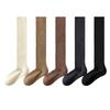 White Socks for Women, Pure Cotton Compression Calf Socks, Antibacterial and Deodorizing High Socks, Boneless Long Socks
