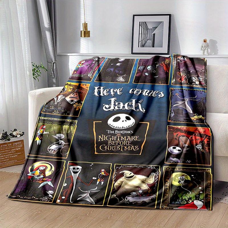 1pc, Here Comes Jack Home Decor Blanket, Perfect as a Sofa Throw, Outdoor Blanket, or Gift, Flannel Coverlet 80x120cm