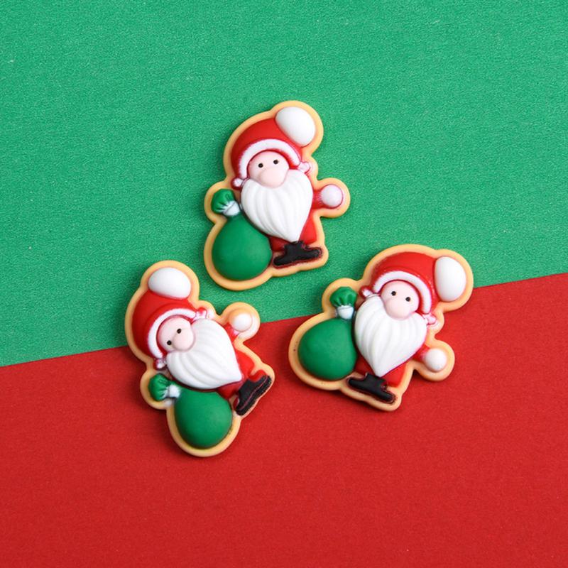 Diy Christmas Cartoon Ornament Waterproof Resin Crafts Accessories Children Gifts For Christmas