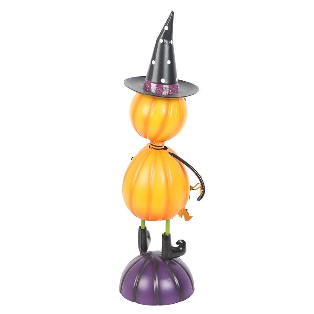 Something Different Metal Pumpkin Man Ornament