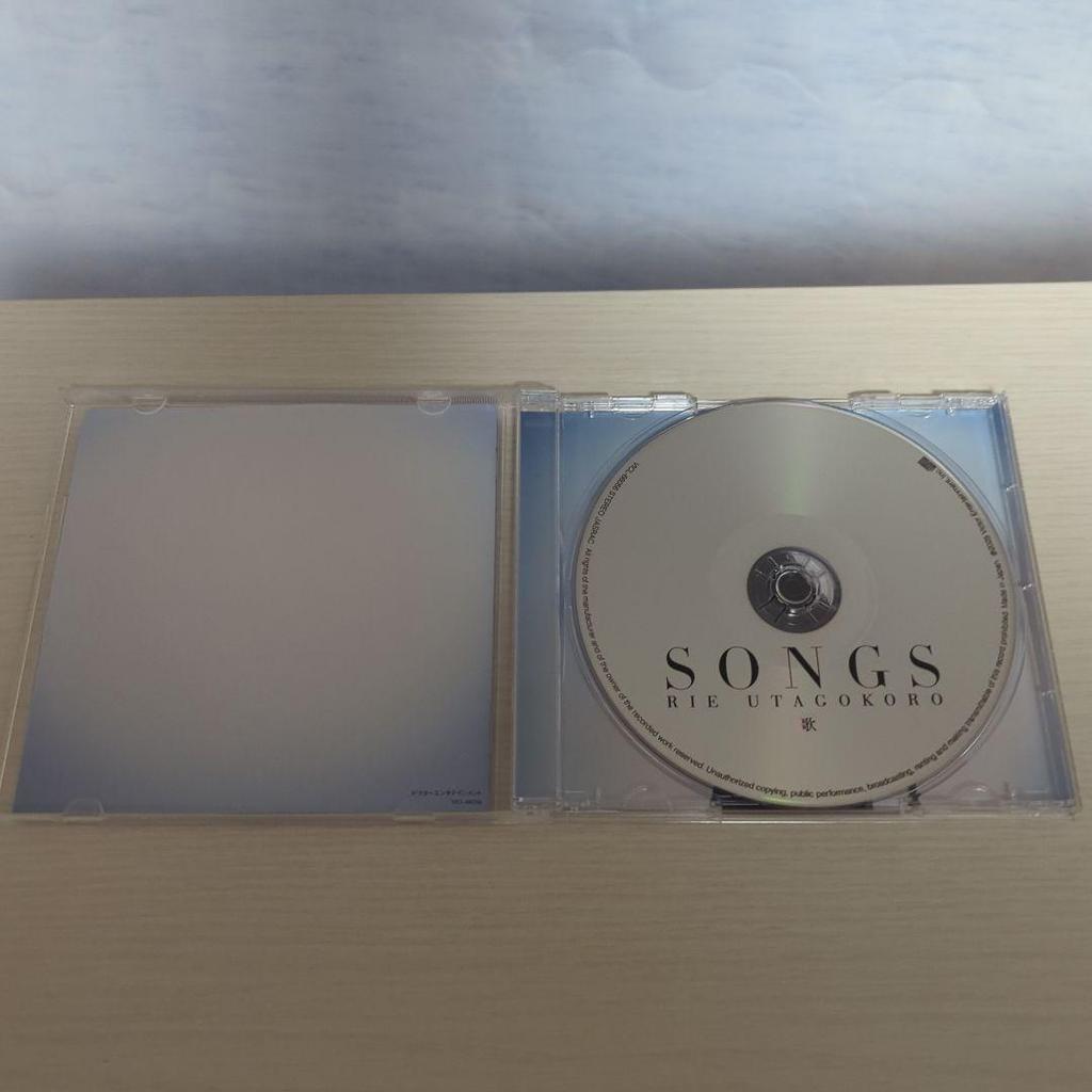 [USED] Rie Utagokoro CD Album SONGS & Mega Jacket
