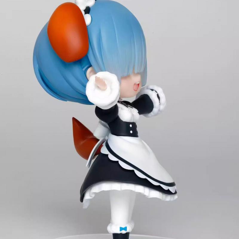 Puppy Rem Figure from Scratch, Another World Life, Anime Beautiful Girl Series Doll Chassis Small Ornament